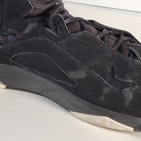 Air Jordan TRUE FLIGHT Black Cool Grey High Top Sneakers Men Size 12.5 - Picture 14 of 14